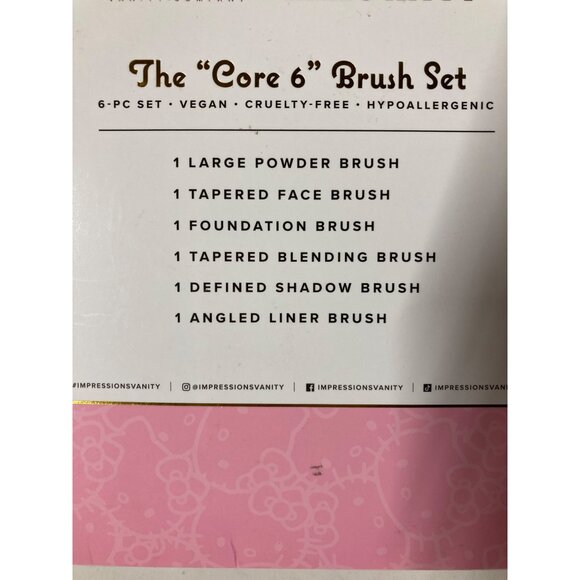 Hello Kitty Brush Set's Impressions  X 4 Limited Edition New With Box - Picture 7 of 9